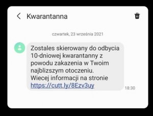 „Zostałeś skierowany na kwarantannę” – dostałeś takiego SMS-a? Uważaj! To może być oszustwo