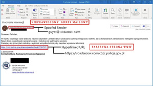 UWAŻAJ NA FAŁSZYWE MAILE DOTYCZĄCE RZEKOMEGO CYBERATAKU!