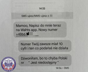 WIADOMOŚCI DO MAMY – PRZECZYTAJ I ZAPAMIĘTAJ JAK WYGLĄDA KONTAKT Z OSZUSTAMI