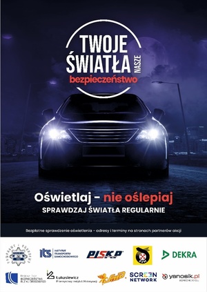 TO JUŻ JUTRO! 9 GRUDNIA SPRAWDŹ BEZPŁATNIE ŚWIATŁA W SWOIM POJEŹDZIE W RAMACH AKCJI „TWOJE ŚWIATŁA – NASZE BEZPIECZEŃSTWO”