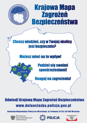 Krajowa Mapa Zagrożeń i Bezpieczeństwa. Nie bądź obojętny. Reaguj!