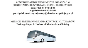 Kontrole autokarów – bezpieczne wycieczki szkolne