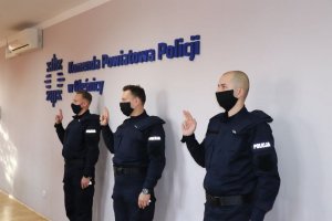 Pięciu nowych funkcjonariuszy w szeregach oleśnickiej Policji.
