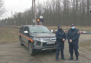 Akcja „24 BLUE-RAD-aktywna tarcza” - złotoryjscy i oleśniccy policjanci działają wspólne ze Strażą Ochrony Kolei